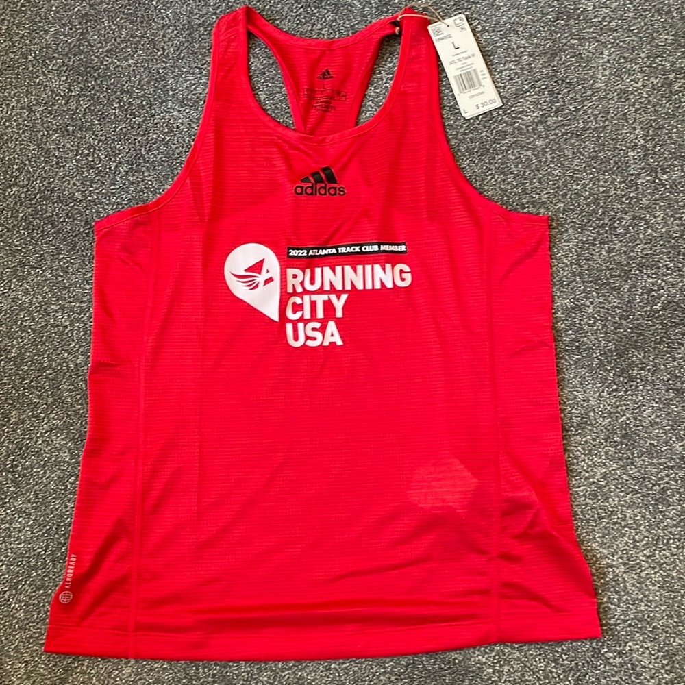 NWT adidas tank from Atlanta Track Club size L